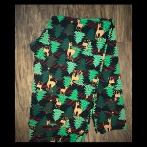 Lularoe Christmas leggings size TC